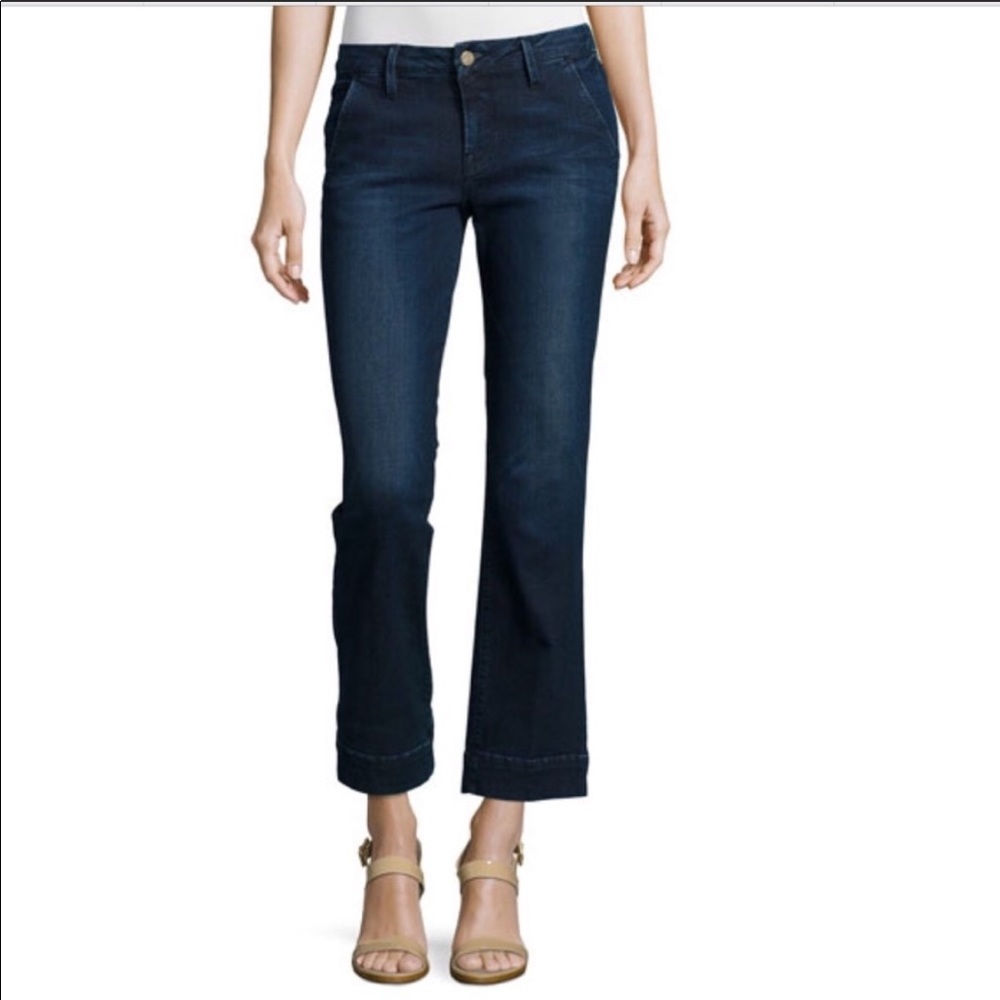 Frame Denim Le Slim Straight Cropped Jeans